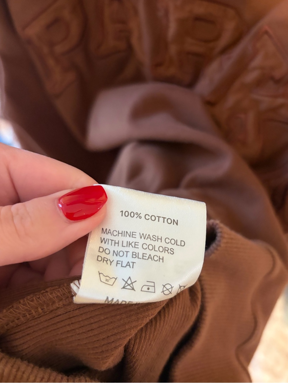 Parke Mocha Ribbed Mockneck - XXL - Picture 4 of 4